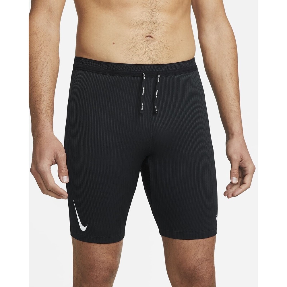 Nike AeroSwift ADV 1/2 Length Running Tights Shorts Black DM4622 010 Men's XXL